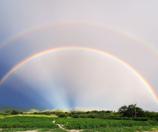 Rainbows double rainbow