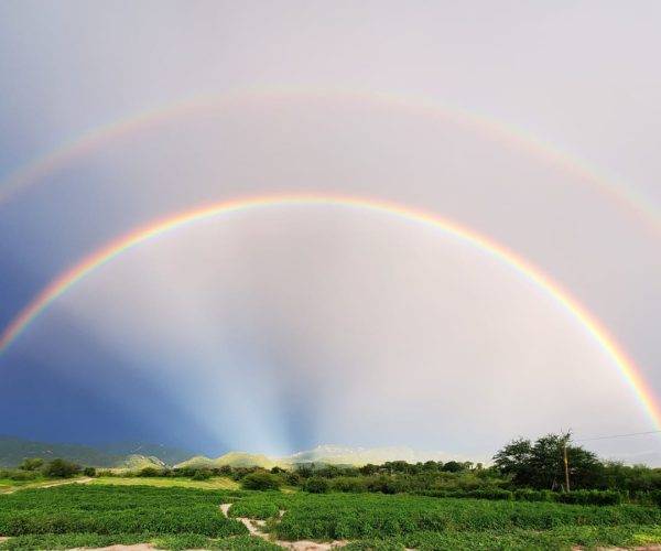 Rainbows double rainbow
